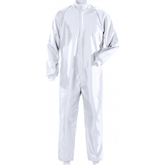 100650-900 Cleanroom Coverall, ISO Class3, White, Small