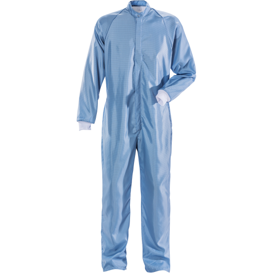 Cleanroom Coverall, ISO Class 3, Blue, Medium