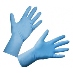 Long & Strong Nitrile Glove ,Blue,29cm,Large