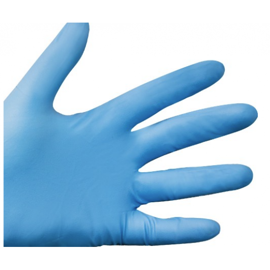 Long & Strong Nitrile Glove, Blue,29cm,Medium