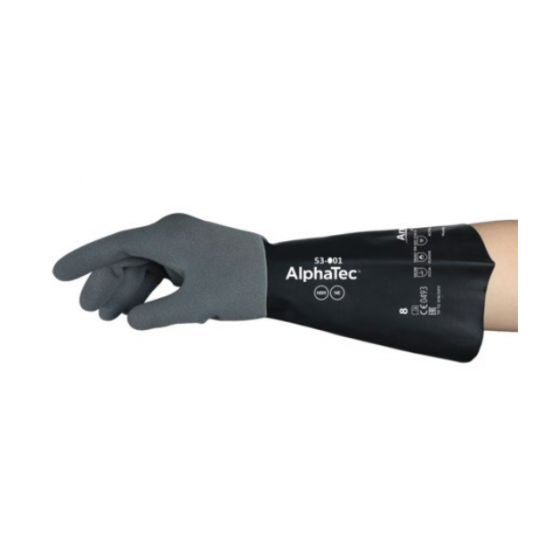 Alphatec 53-001, Chemical Glove, Size 6