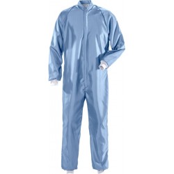 100650-500 Cleanroom Coverall, ISO Class3, Blue, Large