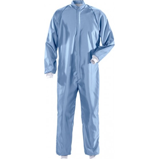 100650-500 Cleanroom Coverall, ISO Class3, Blue, Large