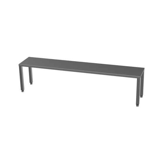 Seating/step over bench no shelves 1800 x 350mm