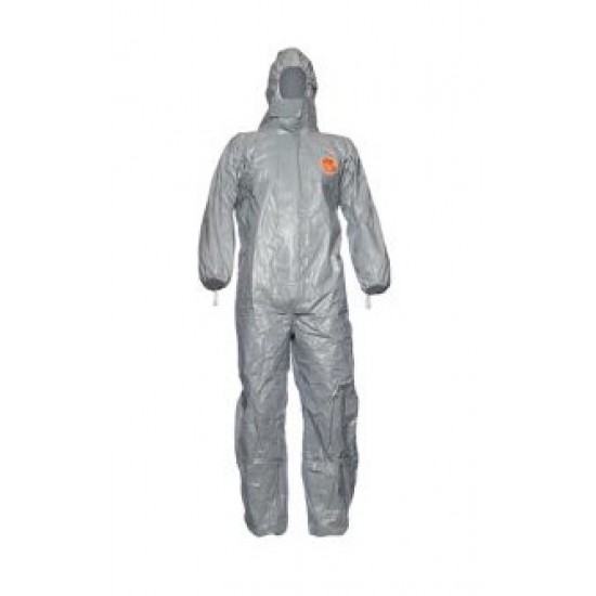 DuPont Tychem® 6000 F Grey. Hooded coverall, Size LG