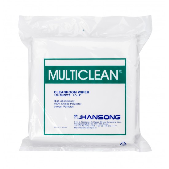 23 x 23cm (9 x 9") - 150 wipes / pack 