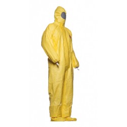 Tychem® 2000 C Coverall with Socks, Size Medium