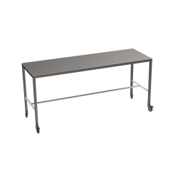 Stainless steel table with diamond centre tie bar 1500 x 600mm