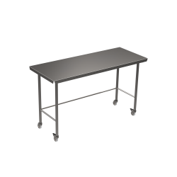 HYGIENOX Mobile Table, Rear Rail, 1500 x 600mm