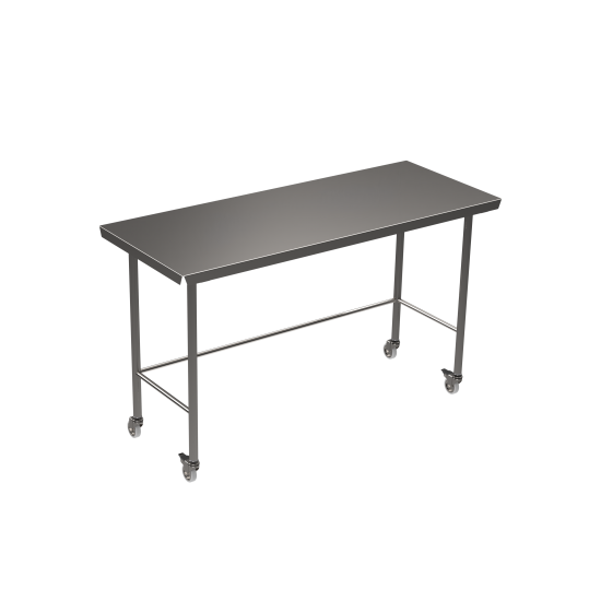 HYGIENOX Mobile Table, Rear Rail, 900 x 600mm