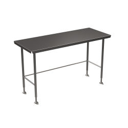 Stainless steel Hygienox table with tubular rear tie bar 1500 x 600mm