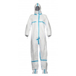 Tyvek® 600 Plus Coverall with socks, Size Small