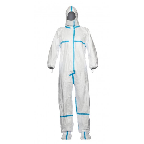 Tyvek® 600 Plus Coverall with socks, Size XXL