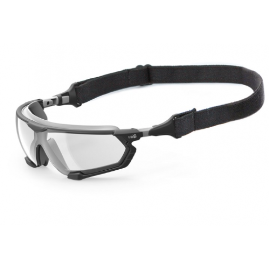 Luga Hybrid Clear Glasses with strap